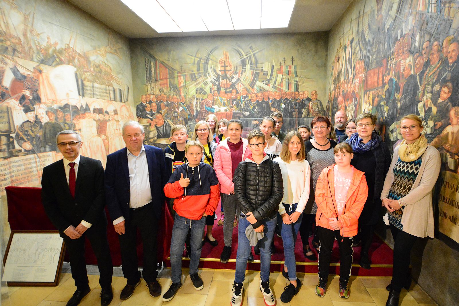 Finn kisdiákok jártak a Városházán